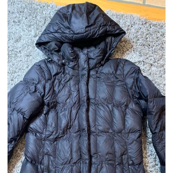 North Face Metropolis 550 Down Parka Coat PUFFER JACKET COAT sz M - Picture 2 of 11